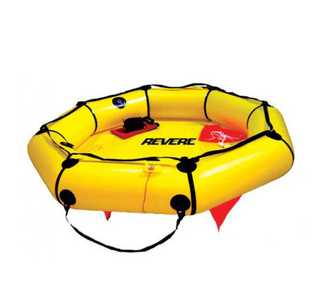REVERE COASTAL COMPACT Liferaft, w/o canopy, 6prs