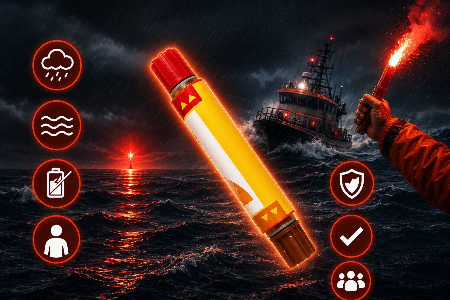 What Problems Do Pains Wessex Flares Solve in Real Marine Emergency Conditions?