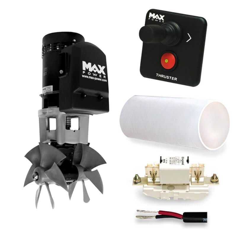 MAX POWER 363265 Thruster Pack Bundle CT100/12V 185mm