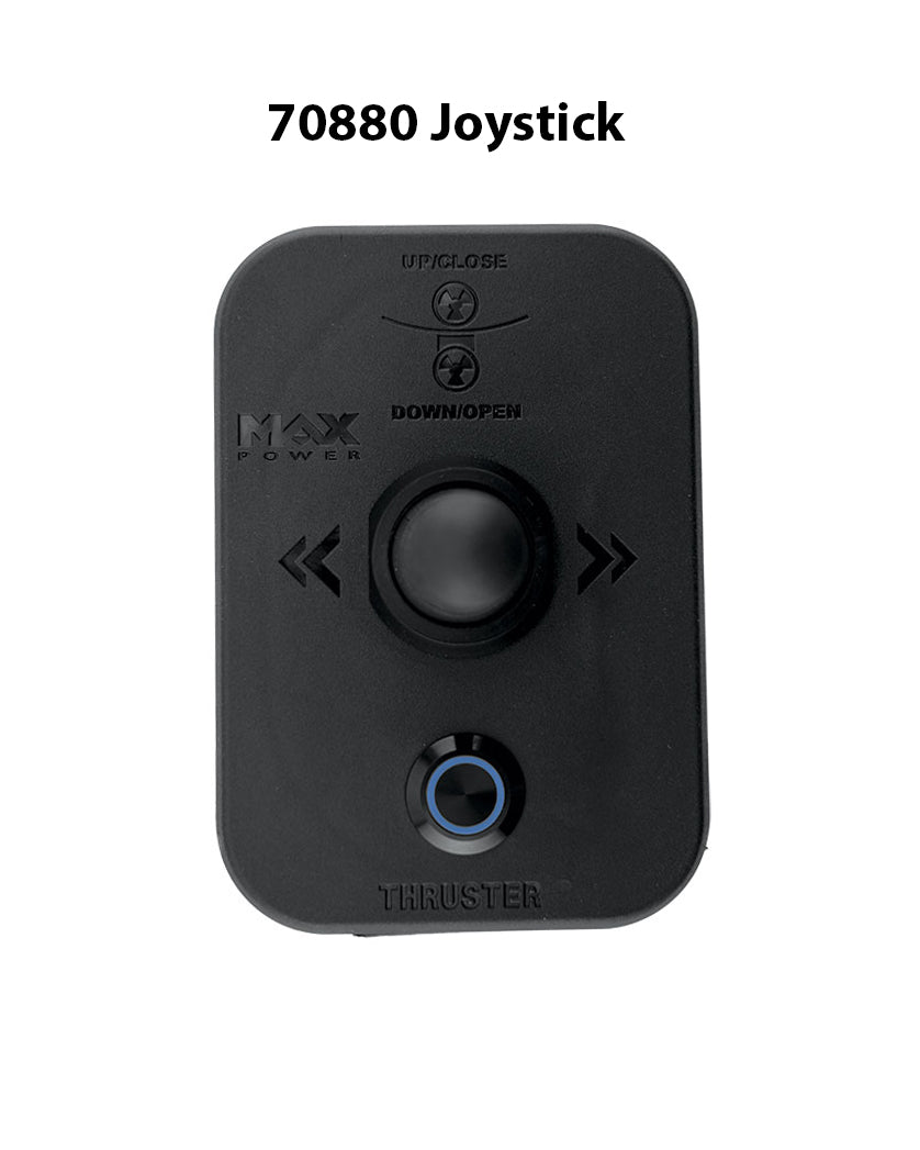 MAX POWER 70880 Joystick 4 Directions, for Hyd. Retractable Thrusters R300 & R450, Black