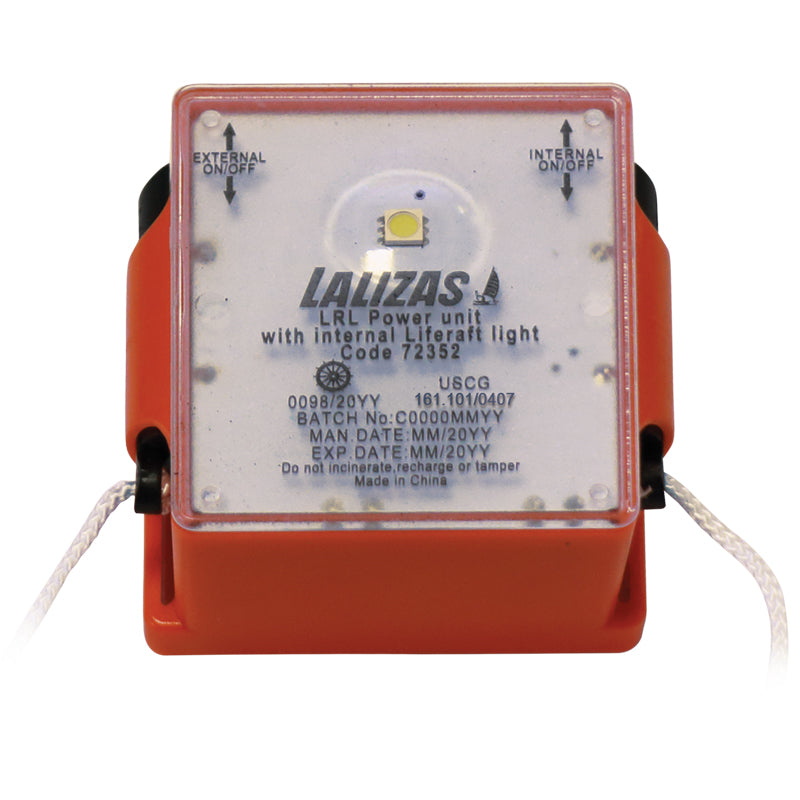 LALIZAS 72352 LRL Power Unit with Internal Liferaft Light, SOLAS/MED/USCG
