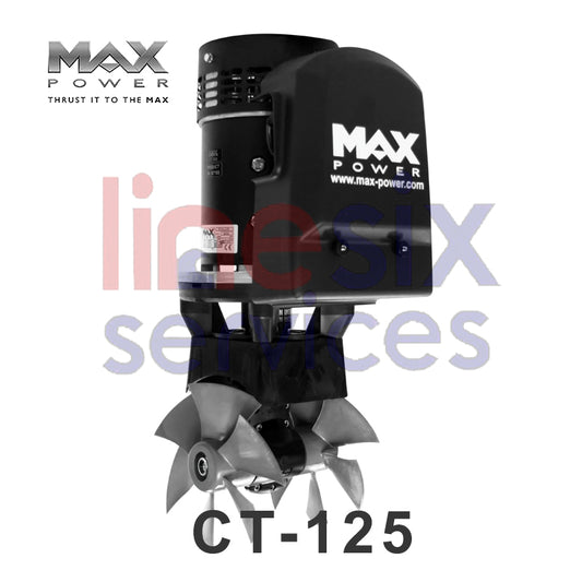 Max-Power CT-125 Duo-Prop 185mm 24V Bow Thruster for boats 35'-58'
