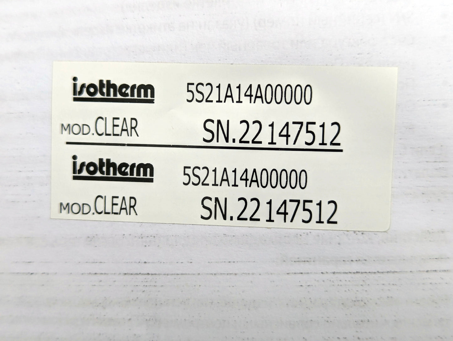 Isotherm 5S21A14A00000 "Clear Ice" Ice Maker Stainless Steel 115V / 60 hz.