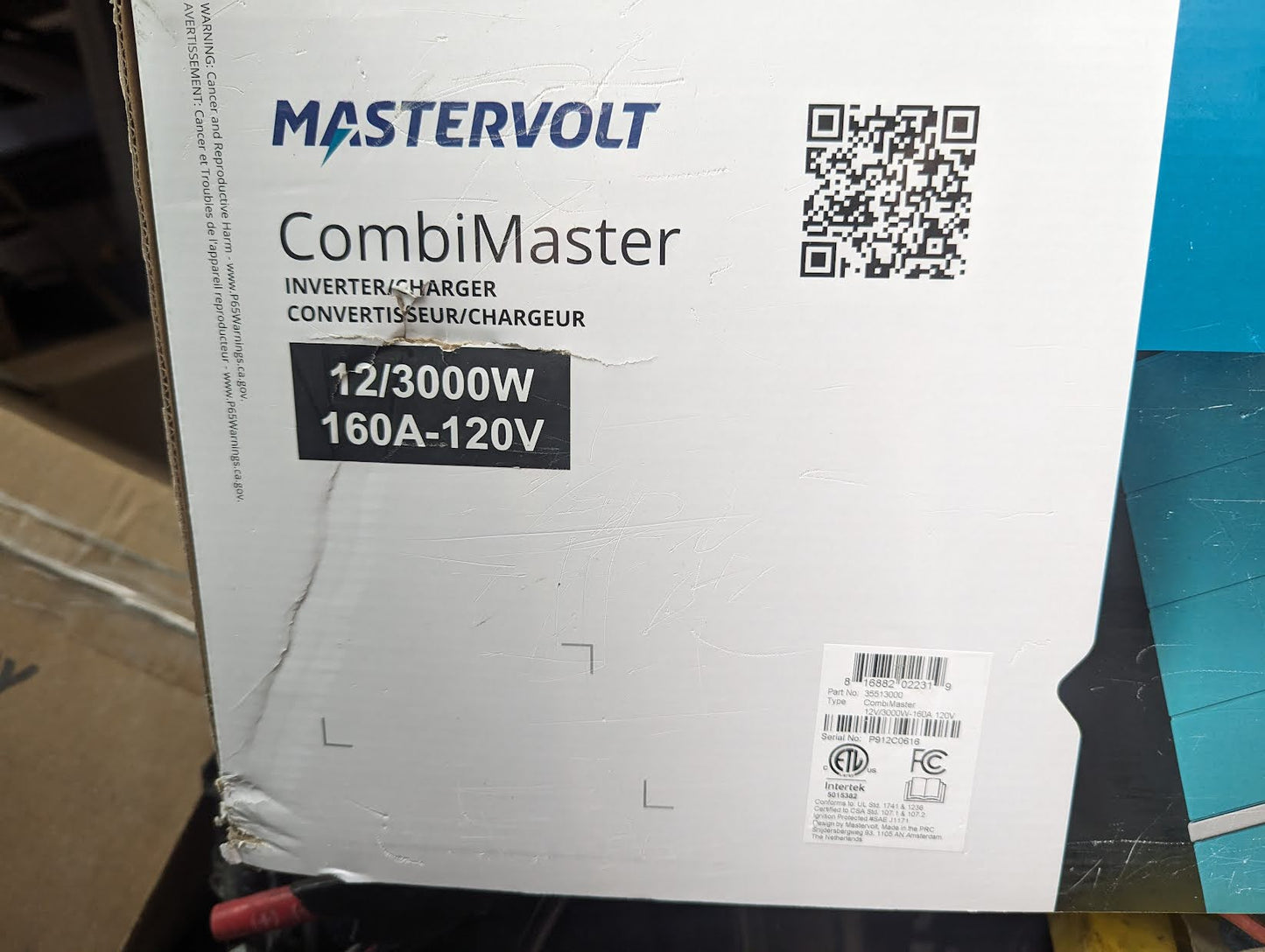 Mastervolt CombiMaster 12/3000-160 (120 V)  35513000