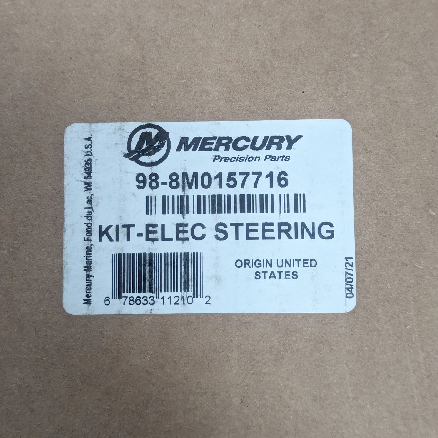 Mercury 8M0157716 Steering Helm Kit - Electric