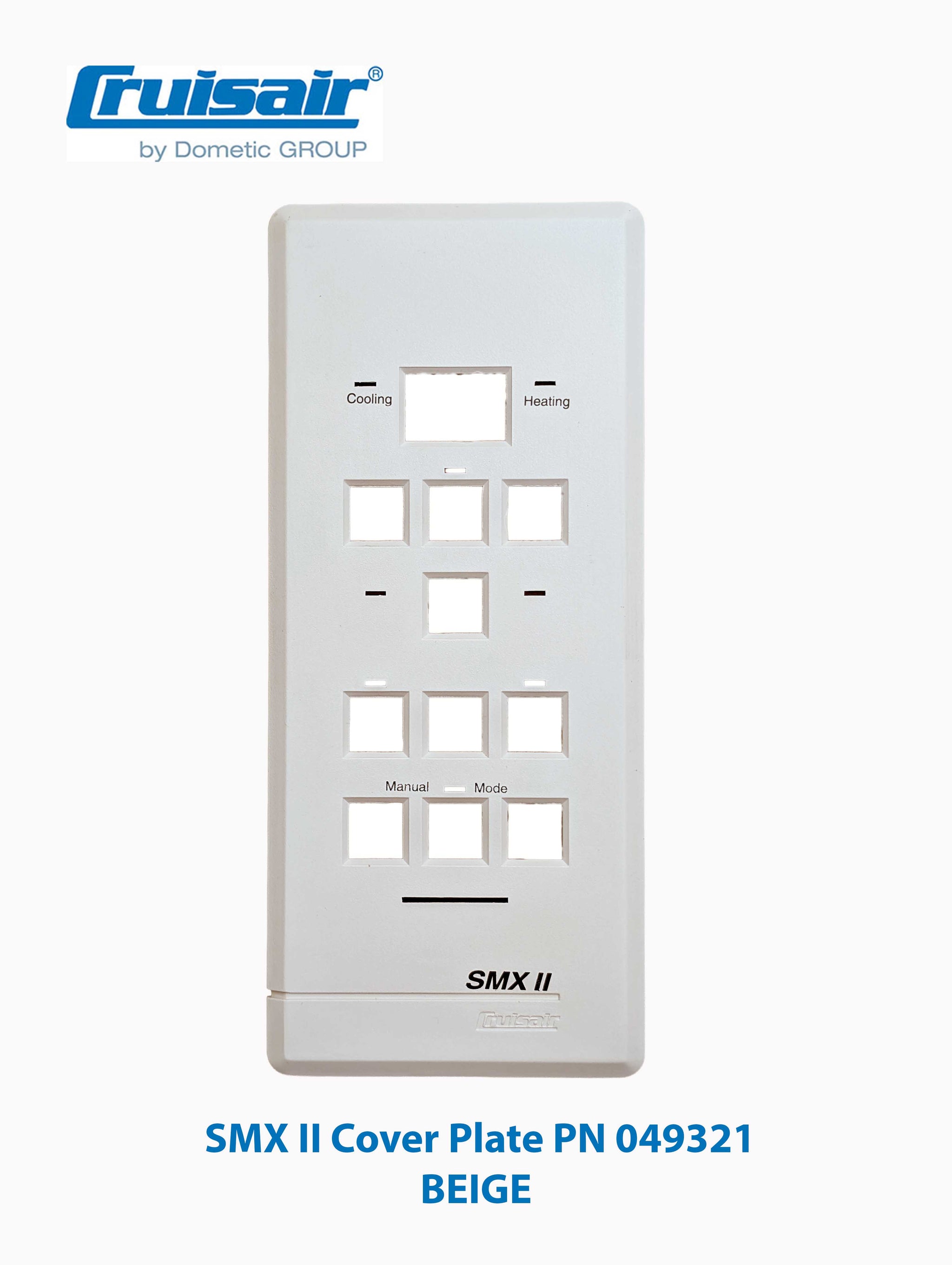 Dometic / Cruisair 049321 SMX II Control Cover Panel - Beige
