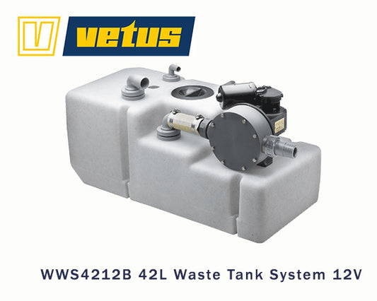 Vetus WWS4212B Wastewater System 12V 41 Liter Tank