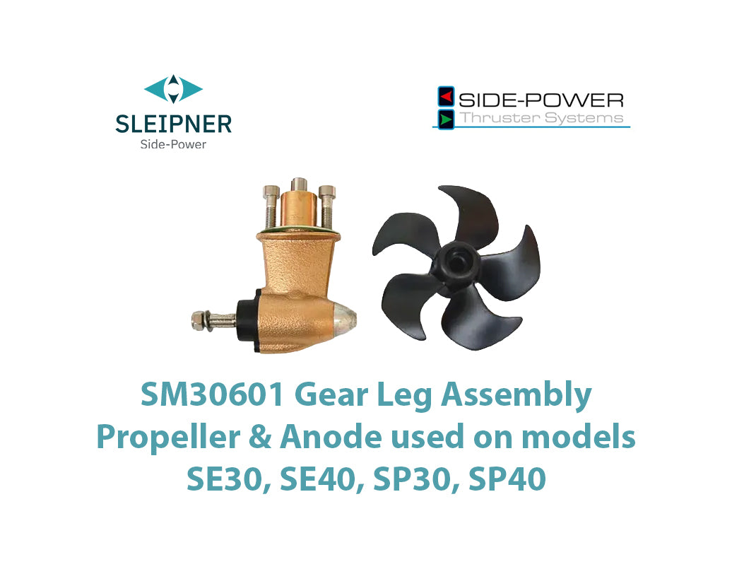 Sleipner SM30601 Side Power Gear Leg for 125mm tunnel modes