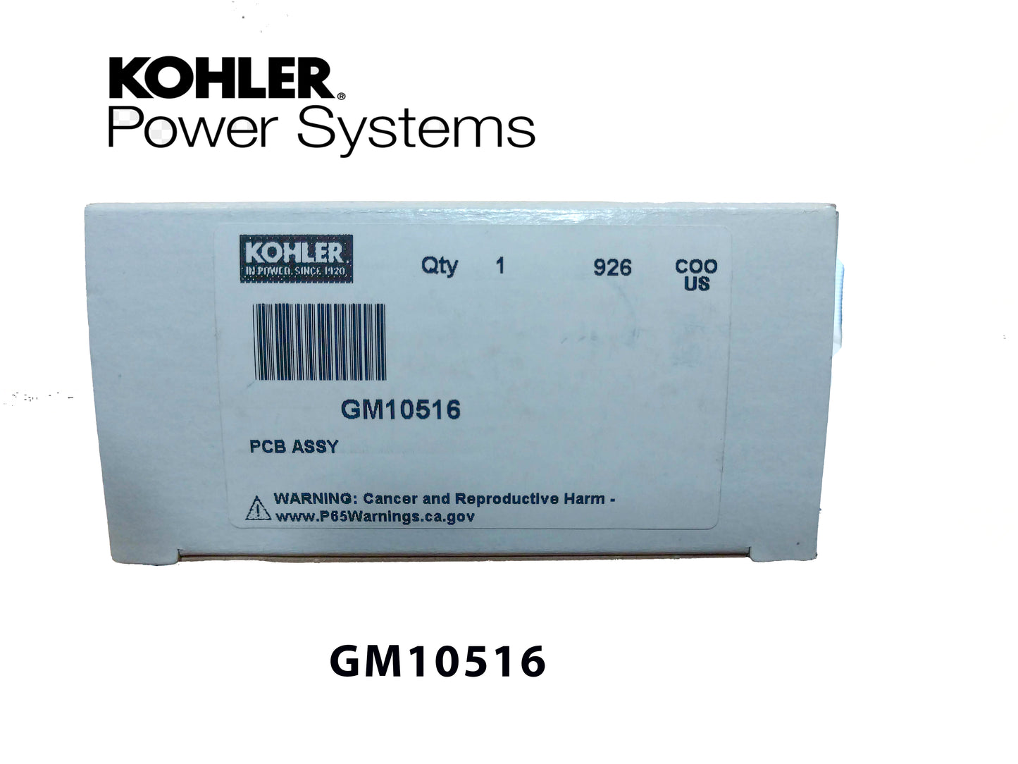 Kohler PCB GM10516