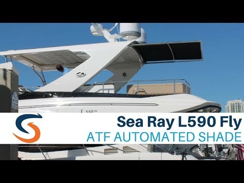 SureShade ATF Retractable Awning for SeaRay 650 Fly - Black